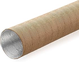 Insulating Hose, 65 mm, Beige, Hot Air Distributor Pipe, Heating Pipe for Caravans & Motorhomes (3 Metres)