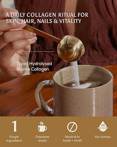 Miniatura 2 de Ancient + Brave True Collagen Powder 7.05oz (Ap 33 porciones), péptidos de colágeno alimentados con pasto de la UE, proteína en polvo altamente