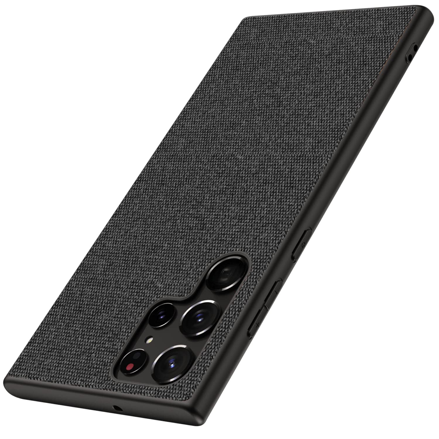 KAPA Back Cover for Samsung Galaxy S22 Ultra (PC + Fabric_Black) (B09PG562DB) Amazon Price History, Amazon Price Tracker
