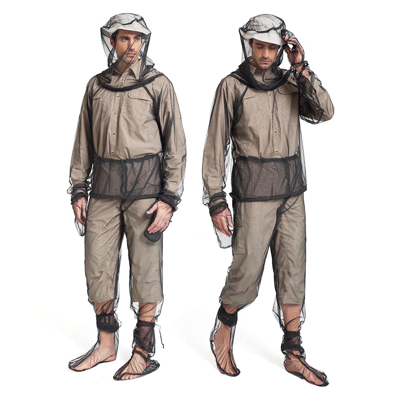 LYLA Anti-Mosquito Insect Repellent Bee-Keeping Mesh Hood Jacket Pant S M-image-10