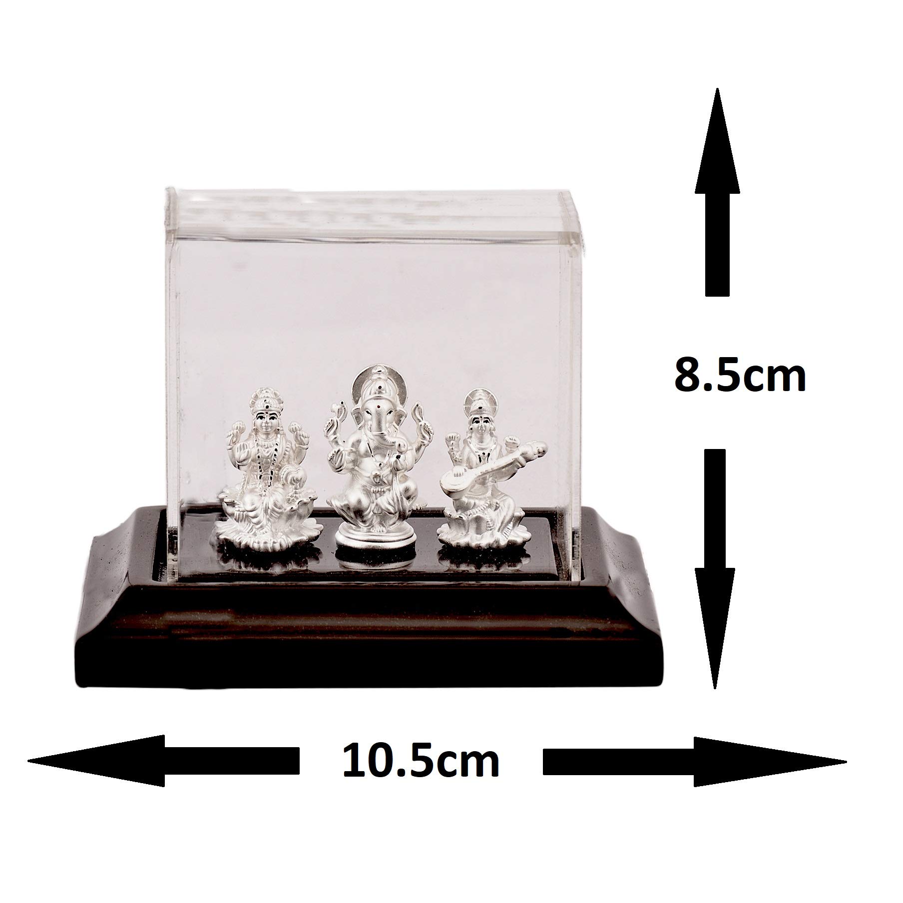 Buy SILVERSPOT JEWEL 999 Pure Silver Laxmi, Ganesha and Saraswathi