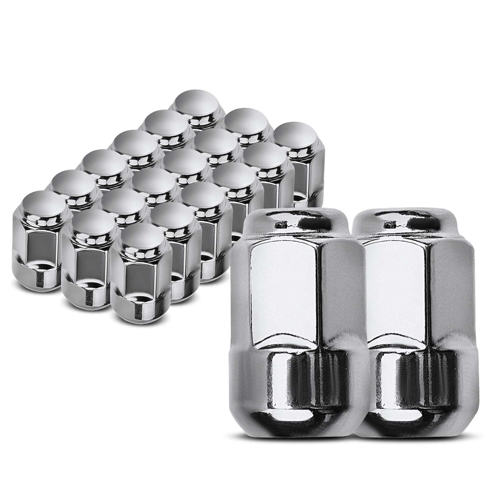 APremium 20Pcs M121.5 Wheel Lug Nuts Compatible with Honda CRV Civic