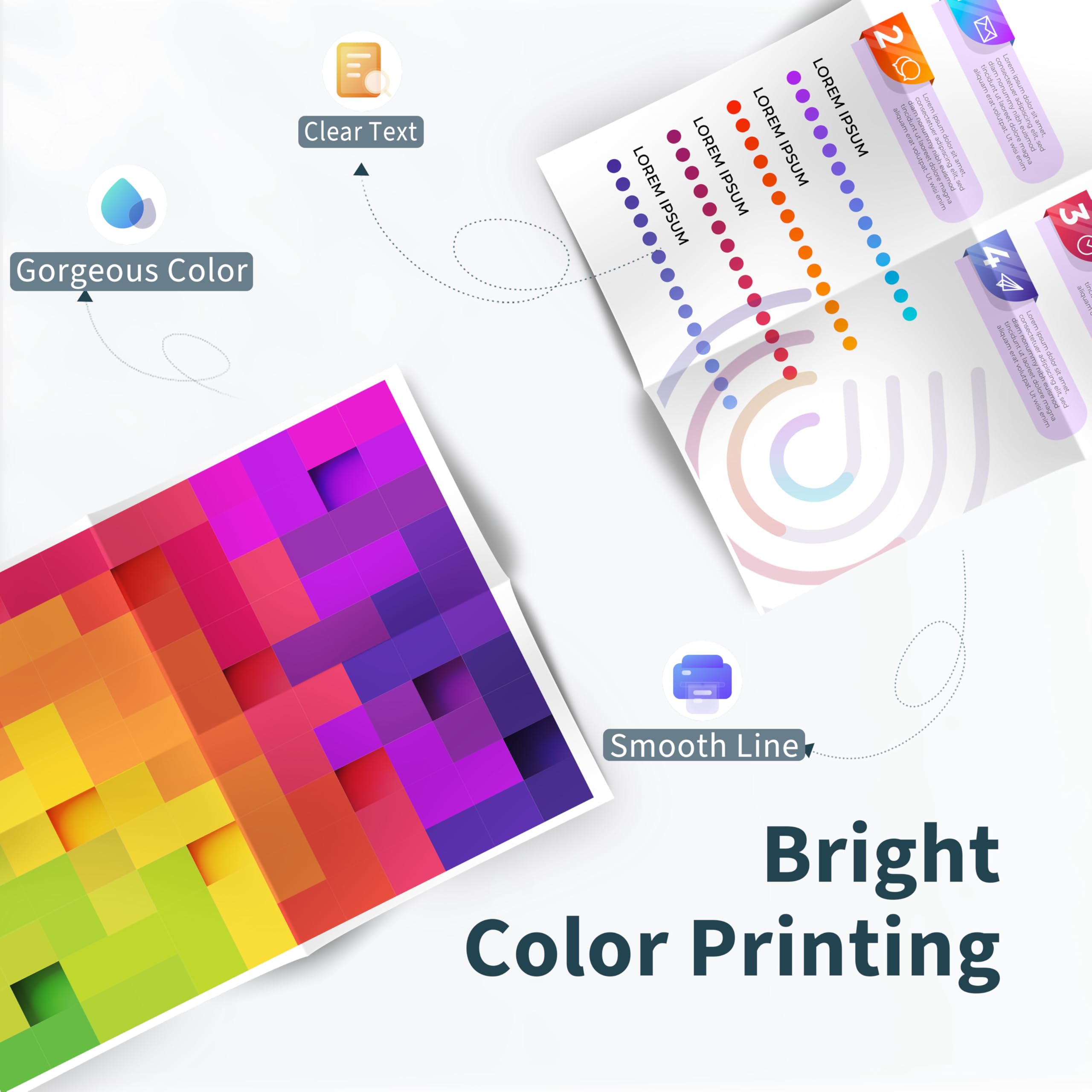 LC427XL Patronen Hohe Seitenleistung Kompatibel für Brother LC427XL druckerpatronen LC427 für Brother MFC-J5955DW MFC-J6955DW HL-J6010DW MFC-J6957DW MFC-J6959DW (4er-Pack) - 5