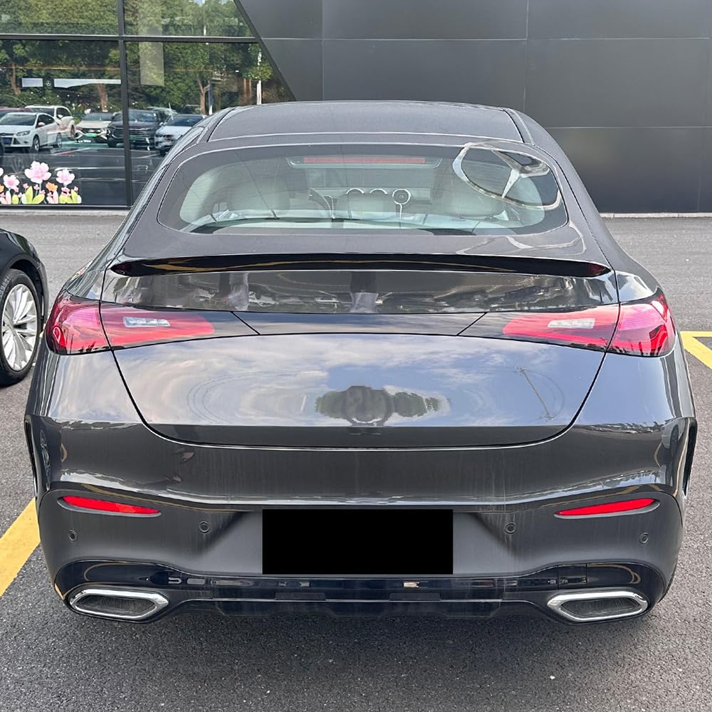 ABS tylny Spoiler samochodu dla Mercedes Benz GLC Coupe C254 2023 2024 Spoiler dachowy bagażnika stylizacja nadwozia akcesoria zewnętrzne,Glossy Black