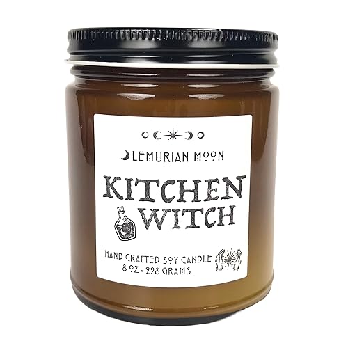 Miniatura 3 de Lemon Scented Soy Candle, Kitchen Witch, Fresh Lemon, Green Leaves, Kalamansi Lime, Witchy, Rituals, Fresh Citrus Kitchen Candle, 8 oz