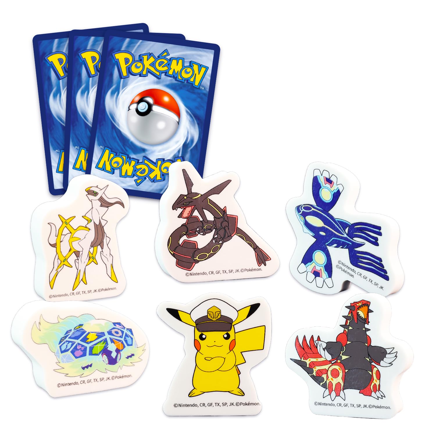 Amazon.co.jp: ポケモン消しゴム男の子セット - ピカチュウ、Quaxly