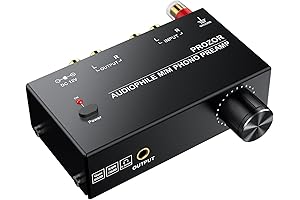PROZOR Preamplifier for Turntables: Pristine Audio Amplification for Vinyl Enthusiasts