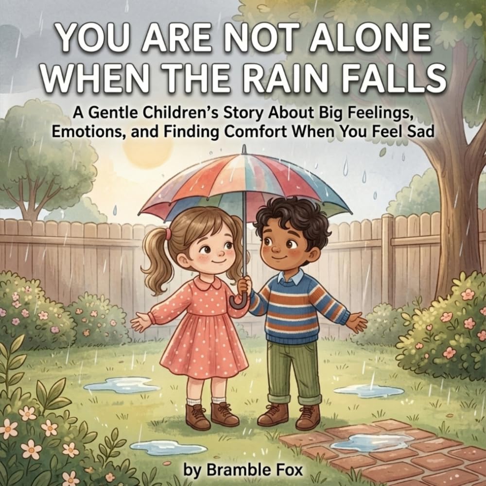 You Are Not Alone When the Rain Falls: A Gentle Children’s Story About Big Feelings, Emotions, and Finding Comfort When You Feel Sad