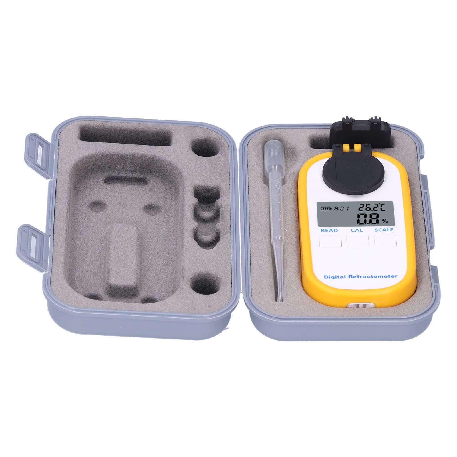 XINL Refractómetro Digital, Puede Medir Brix Y Sacarímetro TDS Medidor de Dulzura Duradero Resistente Al Desgaste Y Resistente a la Corrosión para la Detección del Contenido de Azúcar
