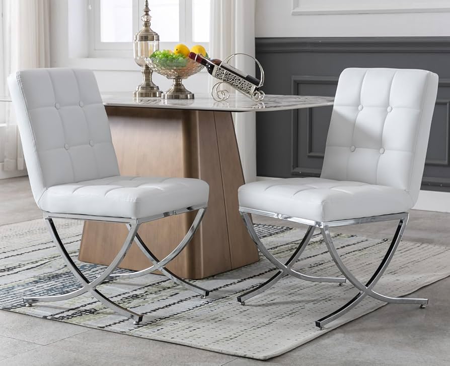 ベランダチェアデザイナーズ Modern Dining Table chair JAYDEN CREATION Eliseo Ivory Modern Upholstered Dining Chair