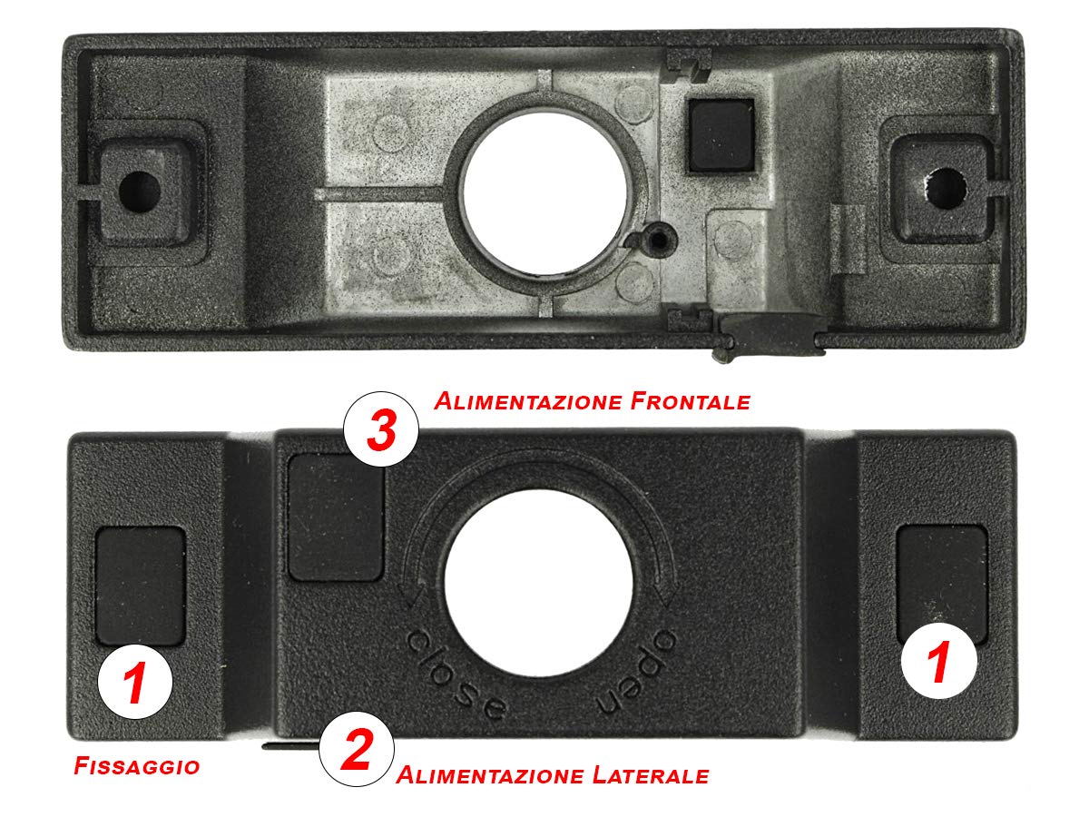 LEDLUX Sistema Illuminazione Cavi Tesi StarLine – Kit Staffe di Fissaggio a Parete per Linee LED a Tensione, Effetto Filo di Luce, Installazione 2 Lati
