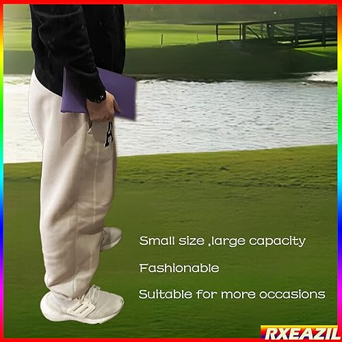 Miniatura 6 de RXEAZIL Paquete de 2 bolsas de dinero para efectivo, 11 x 6 pulgadas de seguridad duradera para depósitos bancarios, monedas, bolsa organizadora