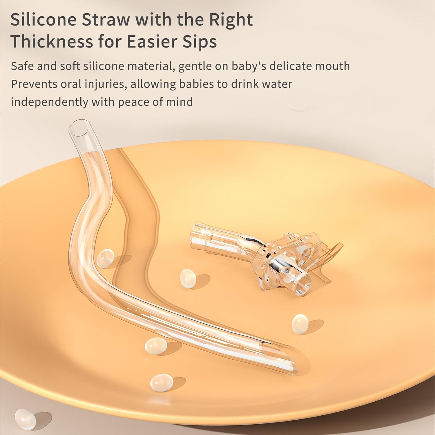 Evorie Tritan Spill Proof Toddler Straw Sippy Cup, 10 oz for Baby and Toddlers 1-3 Years Old, No Spill Straw Water Bottle with Removable Handles, Ideal for School, BPA-Free, Choco Car (New) - Image 9