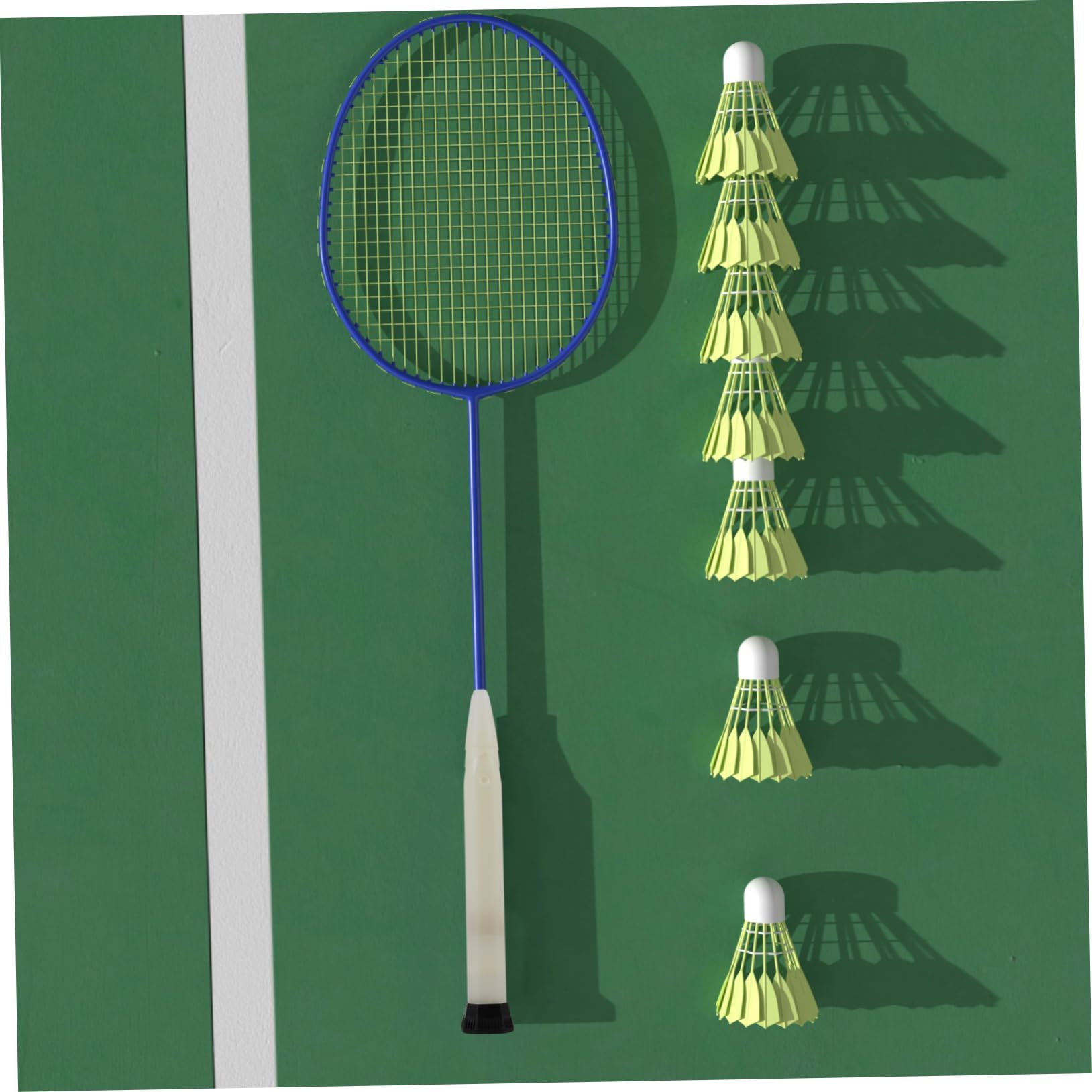 Sosoport Manico Galleggiante consegnato Impugnatura a Racchetta da Tennis Impugnatura della Racchetta Mano Accessori Badminton Sostituzione della Presa da Tennis plastica Bianca