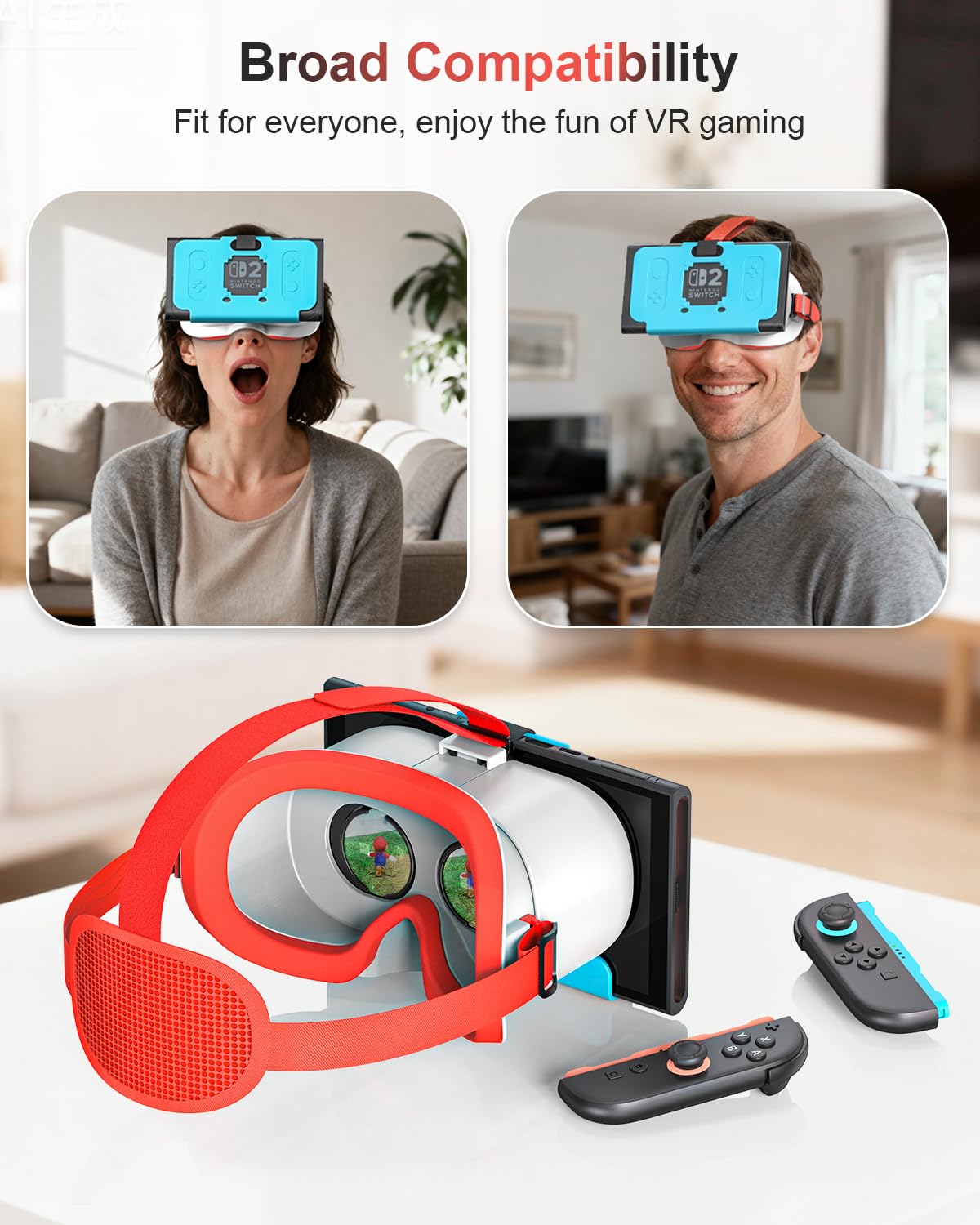 VR Headset for Nintendo Switch 2 (2025), Switch 2 Virtual Reality