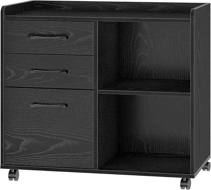 Rolanstar File 3Drawers, Mobile Lateral Filing