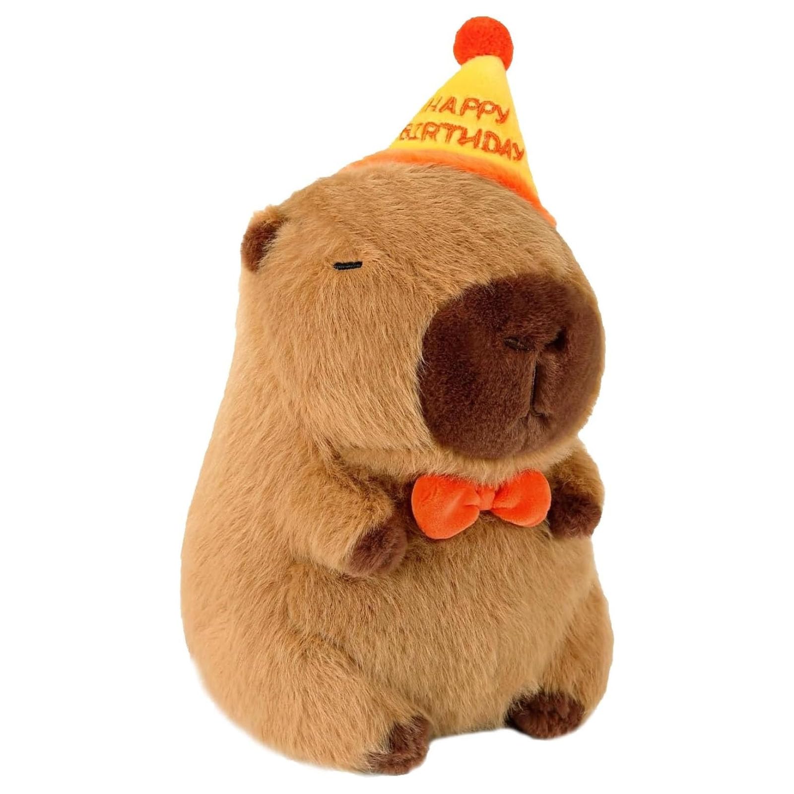 Bodeshis Capybara Plush, 25 cm Adorable Capybara Teddy with Soft Fabric, Ideal Capybara Gift for Birthday Celebrations and Home Decor, Compact Size for Travel and Display