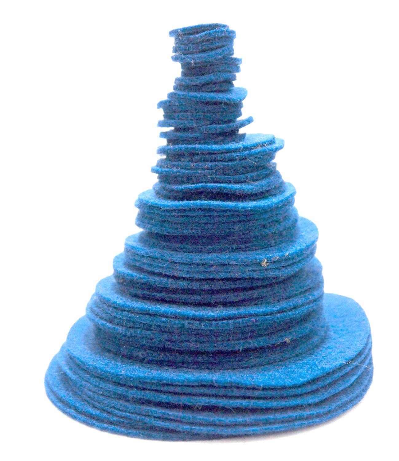 Playfully Ever After Blue Craft Felt Circles (Mixed Size Pack - 56pc)