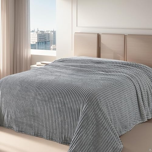 Richave - Manta de forro polar para todas las estaciones, 12.35onzasm, ultraligera y anti-estática, para cama, extra suave, tela cepillada, manta Richave - Manta de forro polar para todas las estaciones, 12.35onzasm, ultraligera y anti-estática, para cama, extra suave, tela cepillada, manta