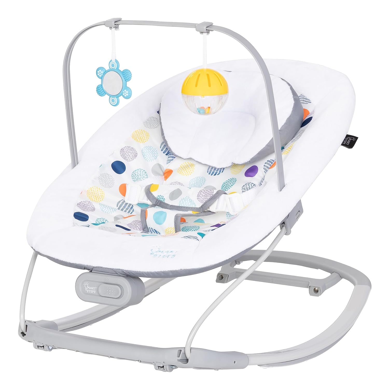 Amazon.com : Smart Steps® My First Rocker 2 Bouncer, Daisy Pink : Baby