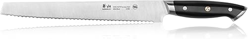 Miniatura 8 de Cangshan Z Series 62502 Cuchillo de pan forjado de acero alemán, 10.25 pulgadas