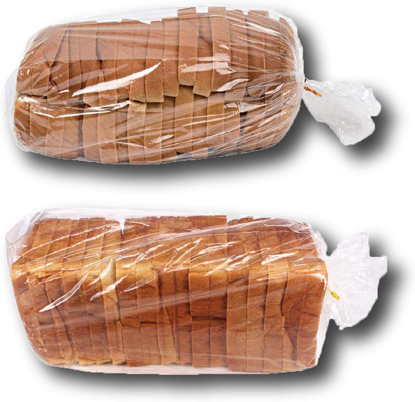 Bread Bags 6x3x15" Gusset Style Poly Bags Pack of 100