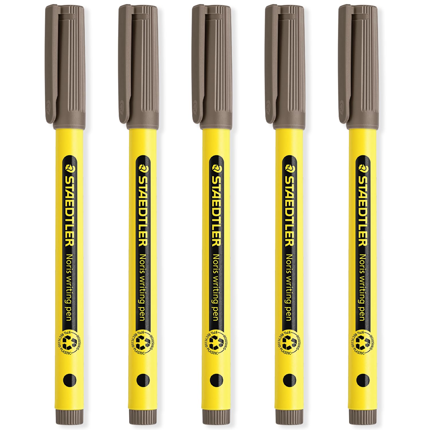 STAEDTLER 307 Noris Writing Pen - Handwriting Pens - 0.6mm Line Width - Ideal for School, Work, Office, etc (Warm Sepia)