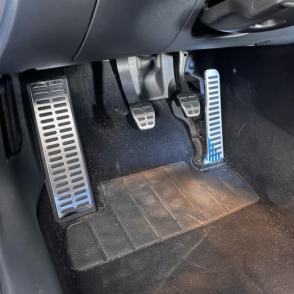 Pedal Caps Footrest Car for VW Golf 5 6 EOS Jetta Scirocco Seat Leon 1P Skoda Manual Foot Pedal Pedal Caps Footrest Pedal Automotive