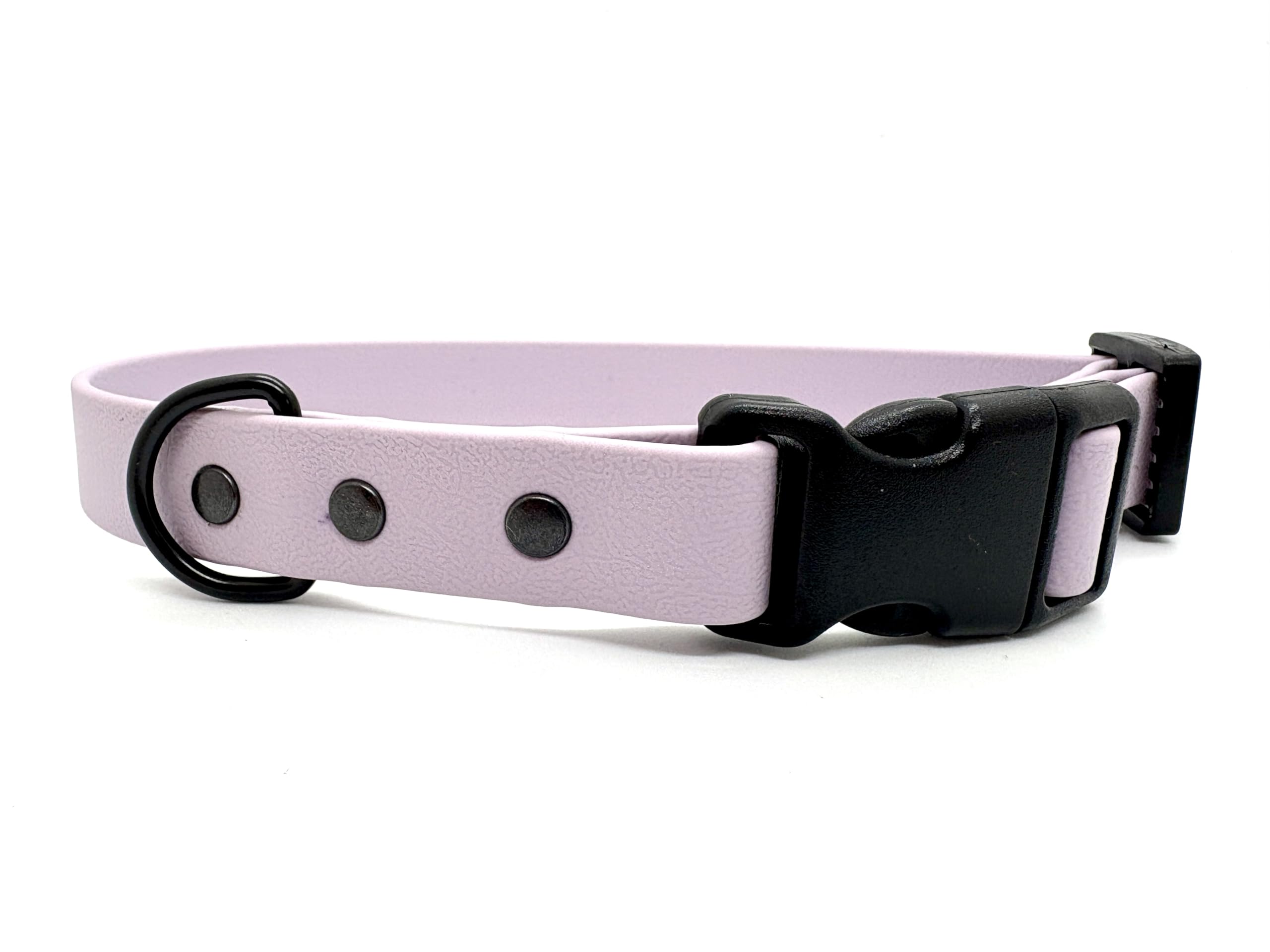 Biothane Waterproof Dog Collar with Quick Release Buckle (Lilac, Small 25cm-30cm 20mm wide) โ image 1