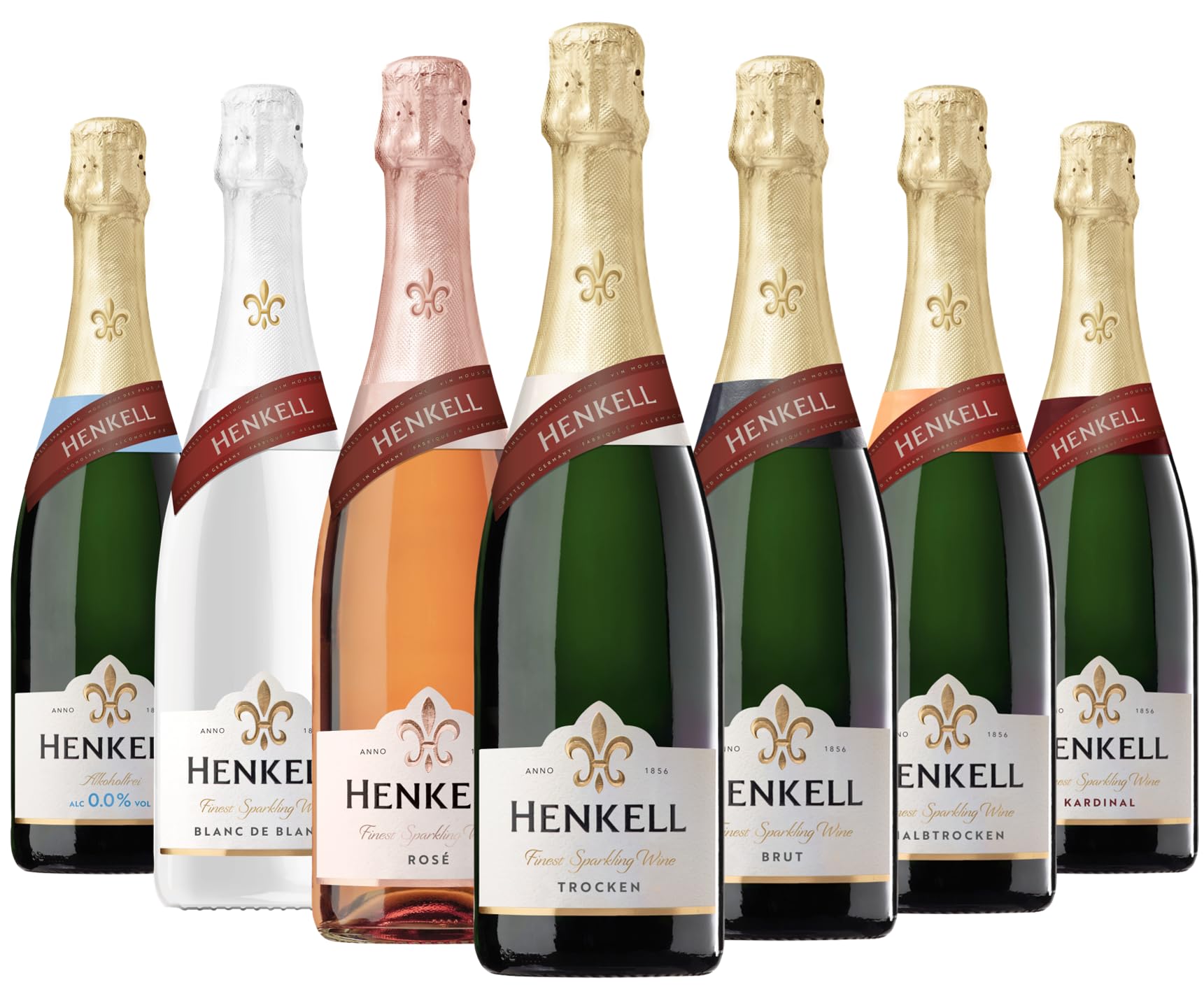 Henkell Sekt Brut (6 x 0,75 l) - Feinperliger Sektgenuss, elegante Cuvée aus den beliebtesten Rebsorten wie Chardonnay, fruchtig-frischer Geschmack, VEGAN (Packung mit 3)