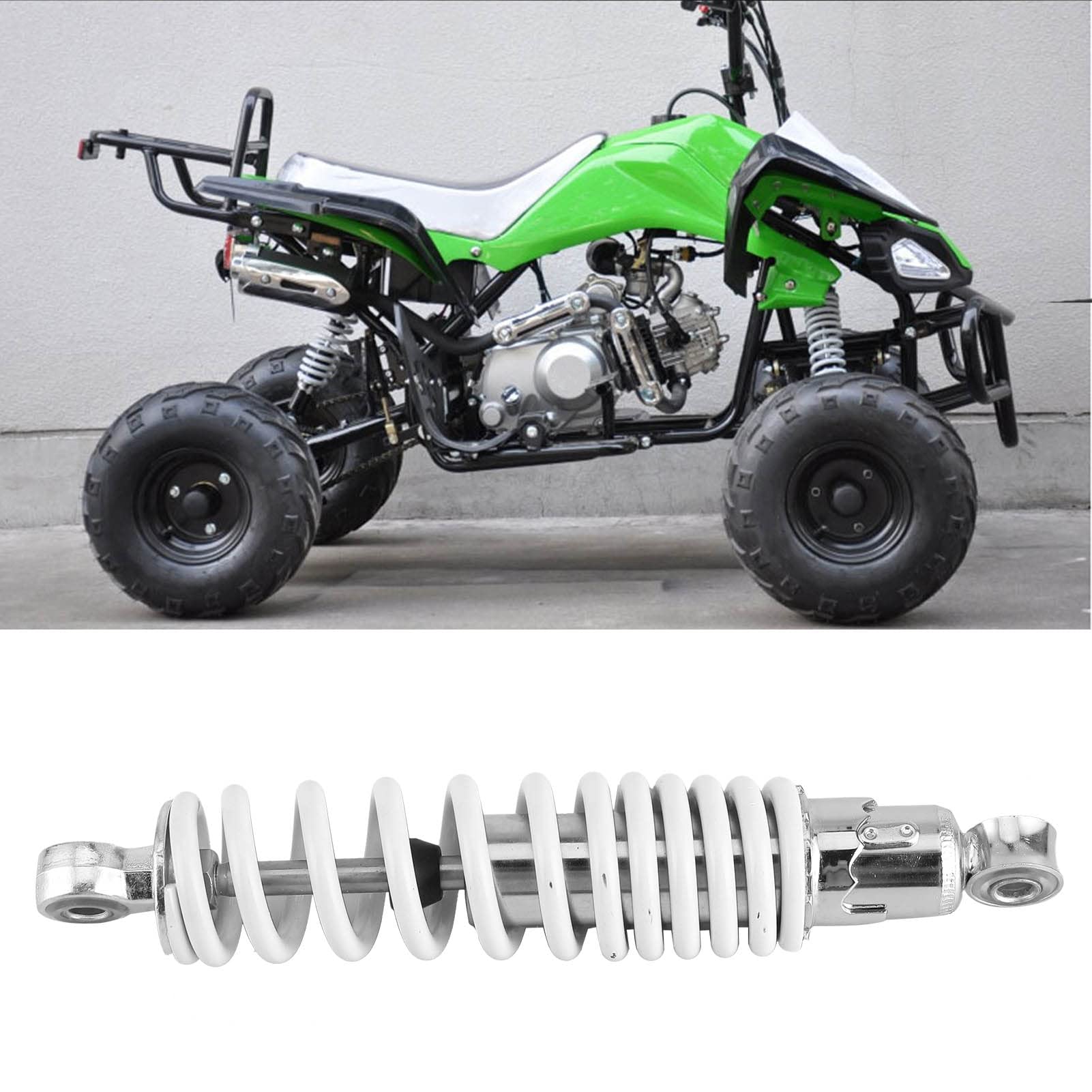 Amortyzator motocyklowy 305mm 5 biegów regulowane tylne zawieszenie ze stopu stali dla quadów 50cc 125cc gokarty motorowery