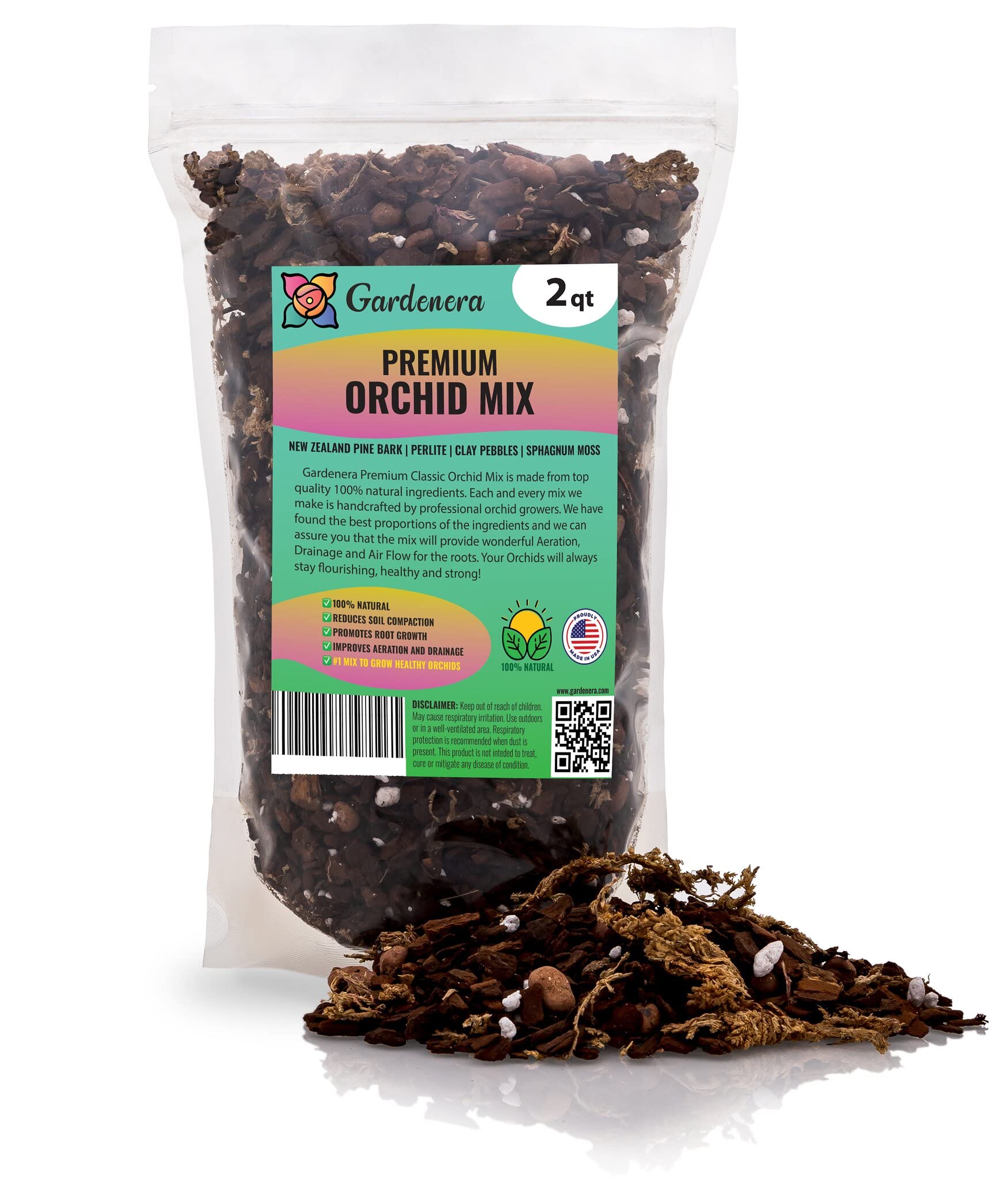 Amazon.com : Premium Orchid Soil Mix by Gardenera - Hand Mixed New