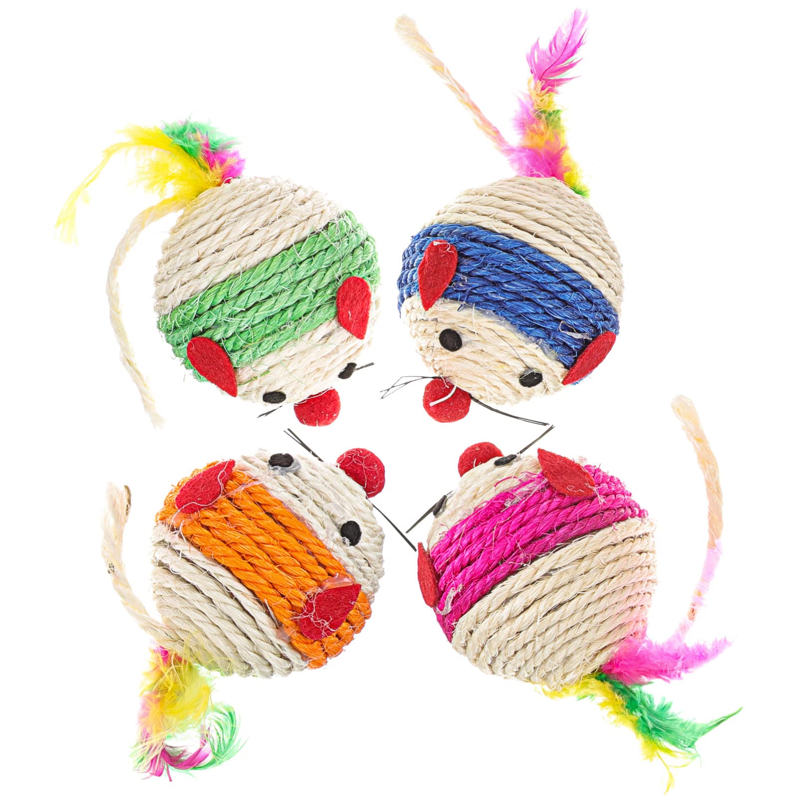 POPETPOP 12piezas Juguete Interactivo para Gatos Bola De Ratón Accesorios para Gatos Juguetes para y Color Aleatorio