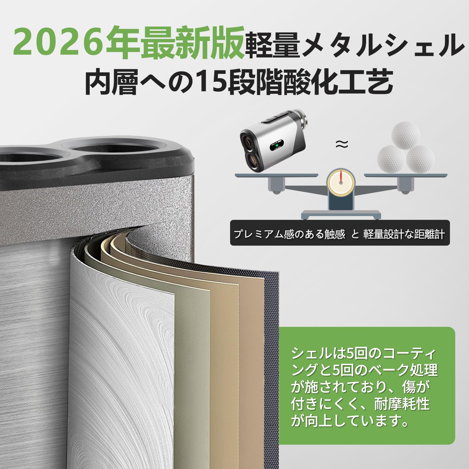 Amazon.co.jp: 【2026年最新進化モデル】G-KiKi ゴルフ距離計 レーザー