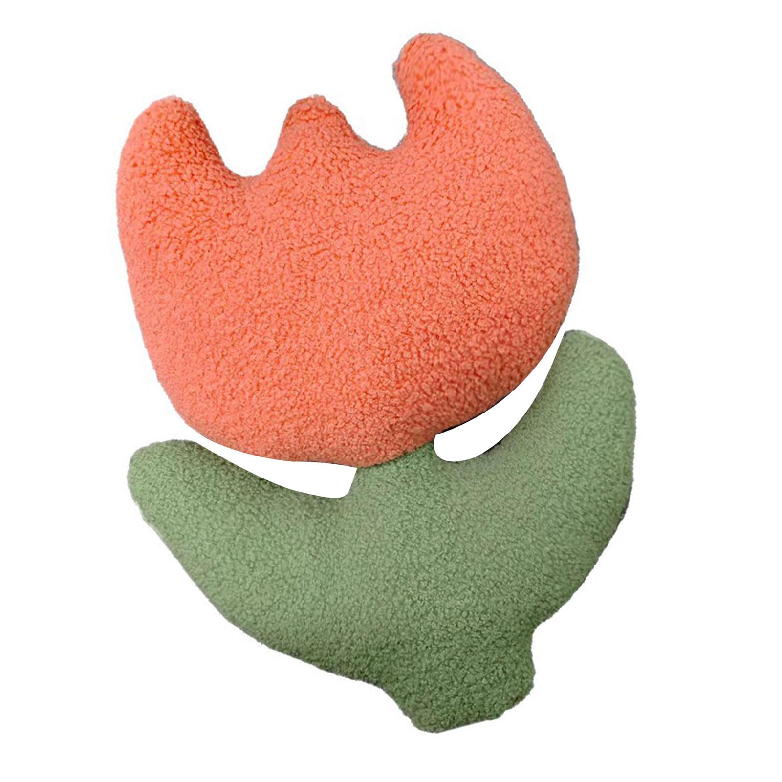Jazuaiao Tulips Throw Pillow Craft of Plush PP Cotton for Enhances Comfort in Any Room Flexible Living Room Pillow