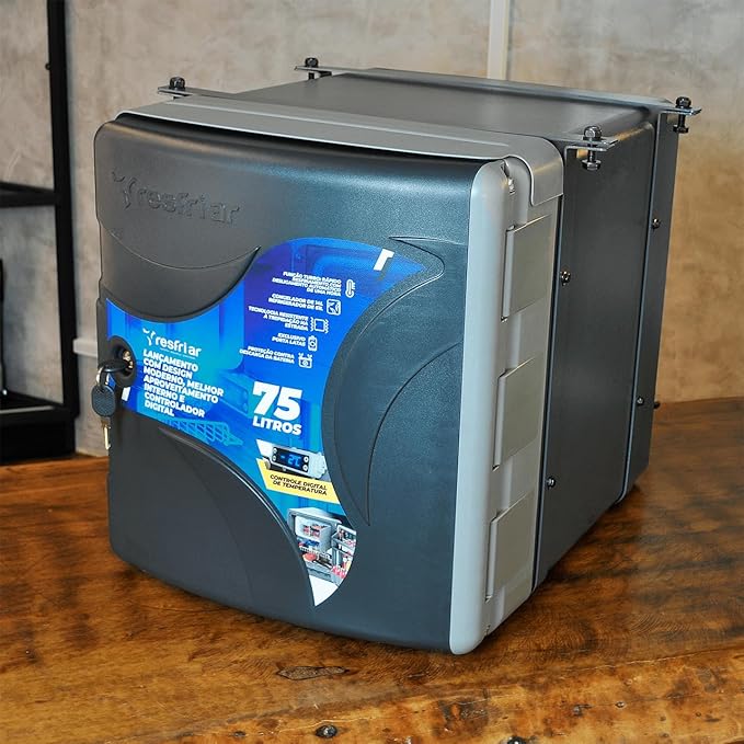 Geladeira Caminhão 75 Litros 12v 24v Digital (Externa) - Resfriar