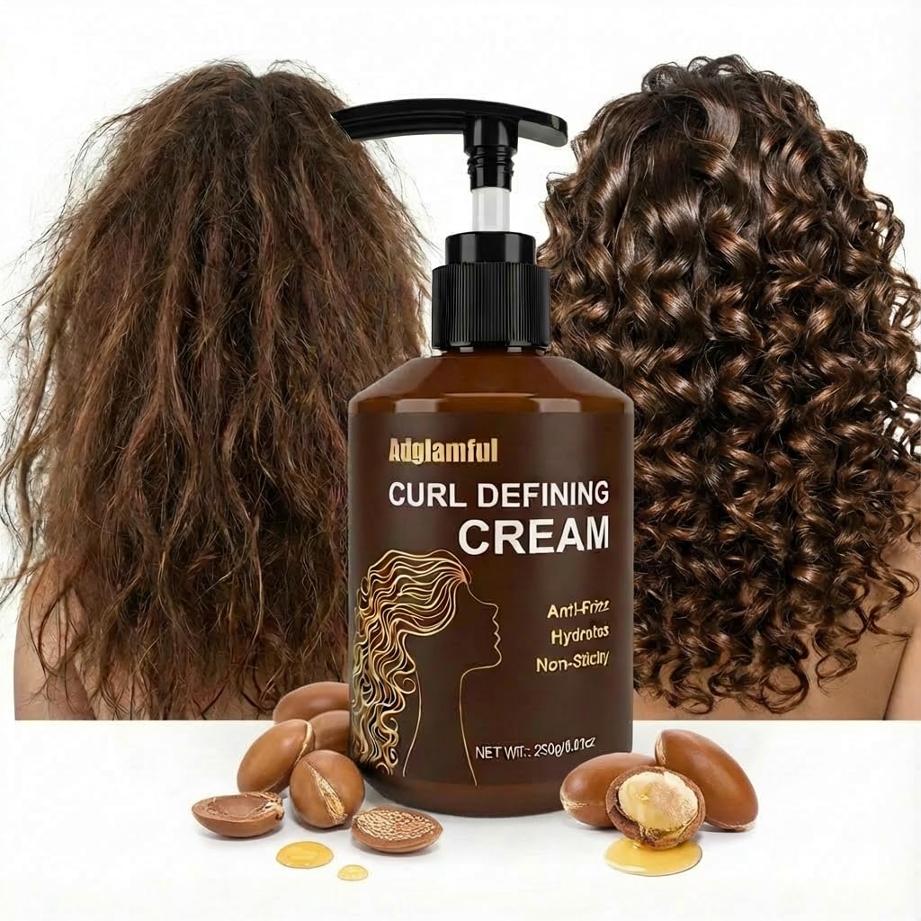 Curl Defining Cream | Anti-Frizz Hydrating Curl Enhancer