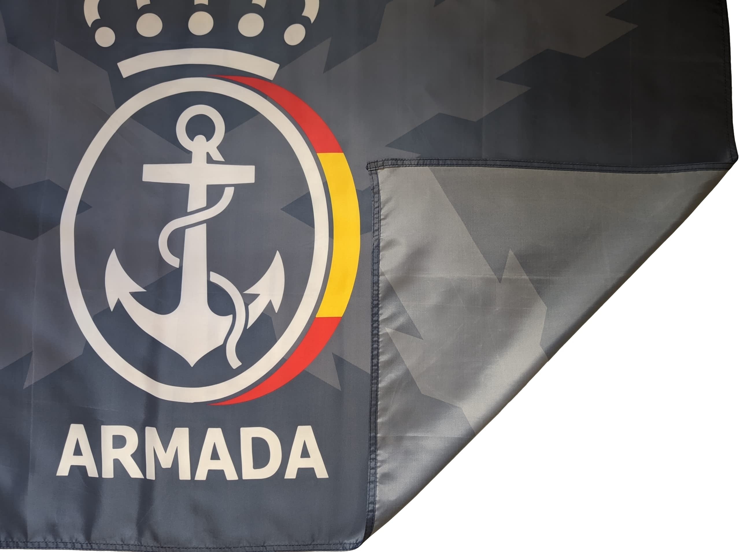 BANDIERA ITALIA MARINA MERCANTILE IN STAMINA DI POLIESTERE: Bandiere In Tessuto / BANDIERA - Foto 8