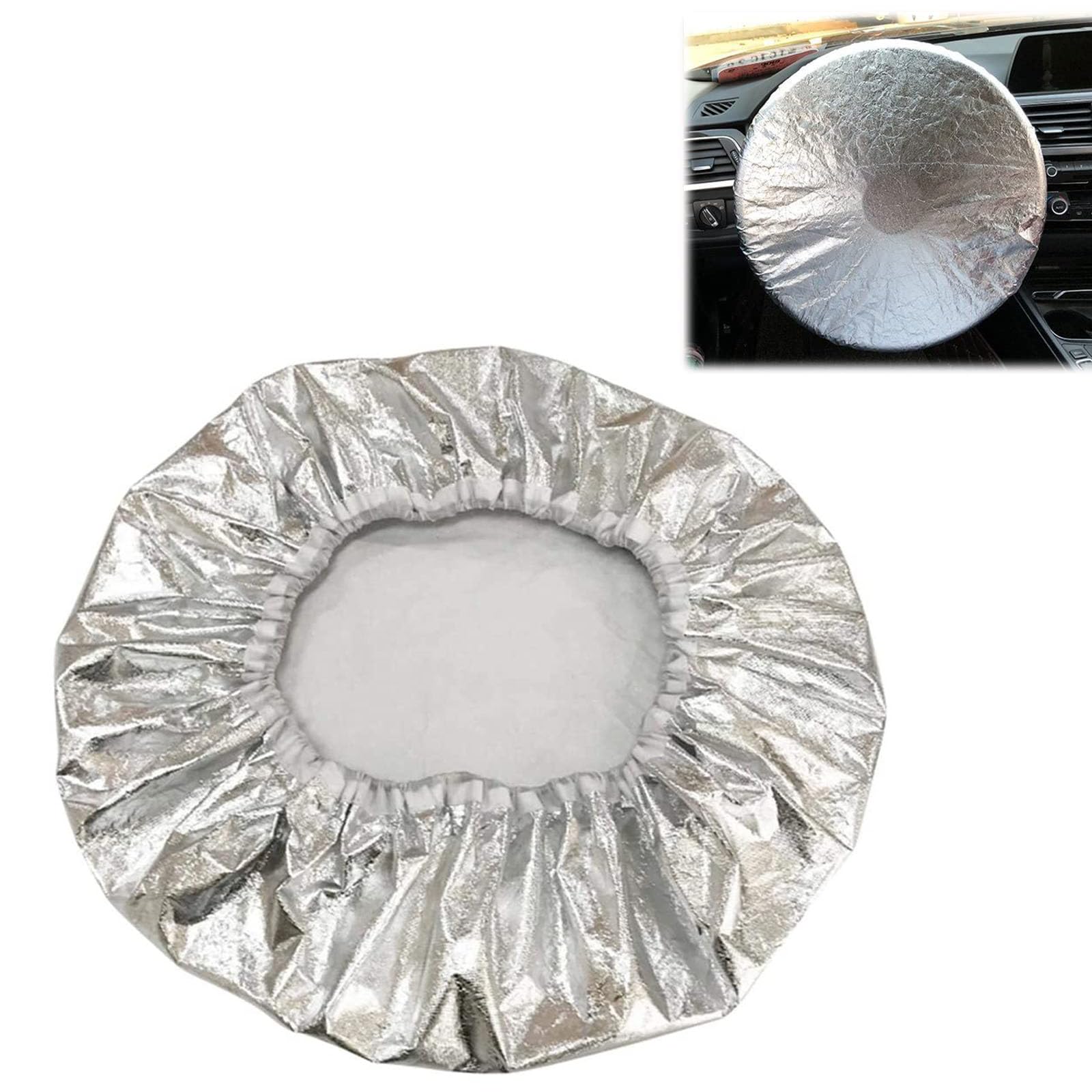 YMXFENBINGFAFAFA Steering Wheel Sun Shade for Skoda Karoq Mk1 2017-2026