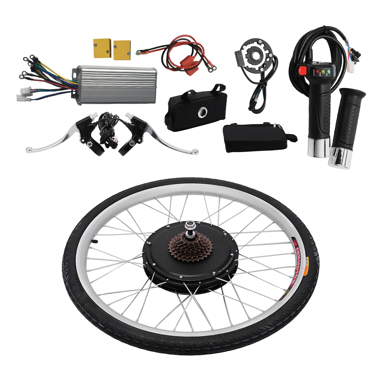 Pedalata Assistita Kit Bici Elettrica 28 Con Batteria Bici