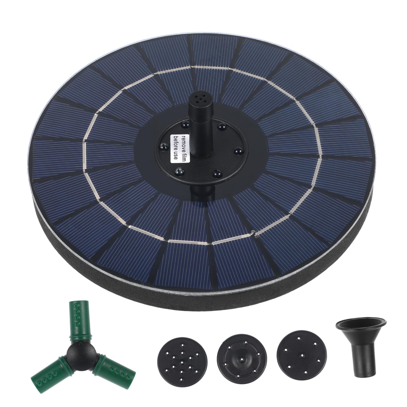 Fuente Solar Flotante Bomba 9v/4w, Luces RGB, para Jardín