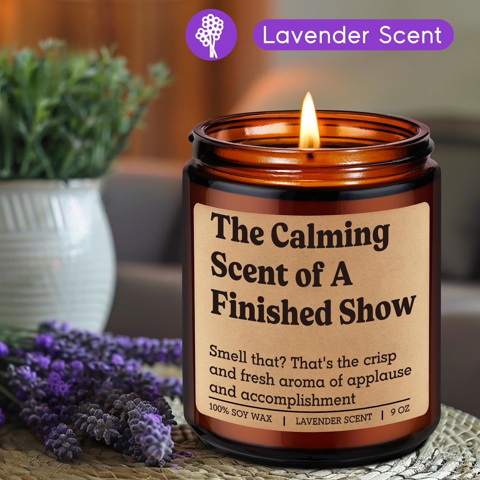 Fairy's Gift Candle, Dance Recital Gifts for Dancer, Dancing Essentials for Pole Dance Teacher, Instructor, Coach - Dancing Team Girls Graduation, Competition, Finished Show Gifts for Performer