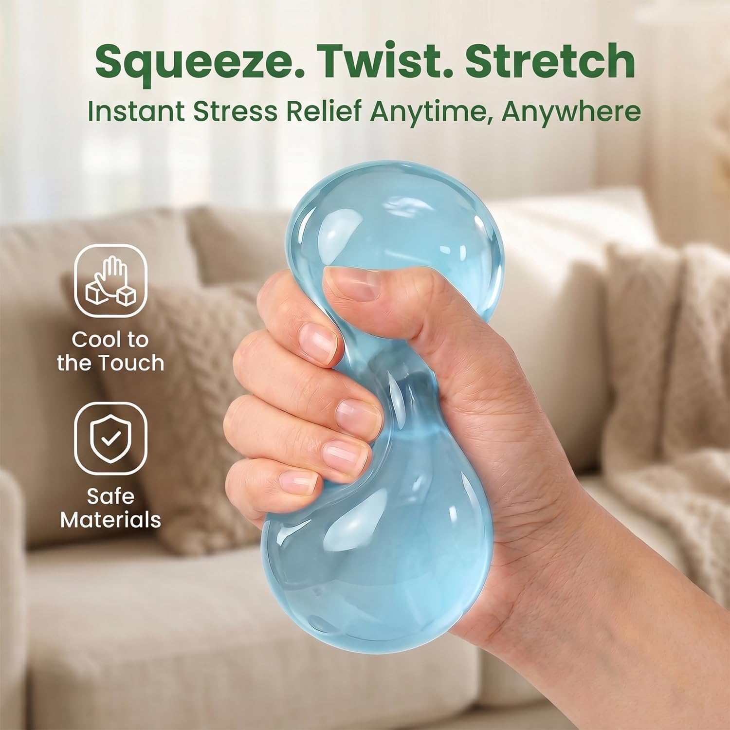 Cheese Squishy Toy, Slow-Rising Cheese Squishy Squeeze Block, Stress Balls for Adults, Stress & Anxiety Relief Fidget Gift,Stress-Relief Set for the Office and Classroom (4PCS)