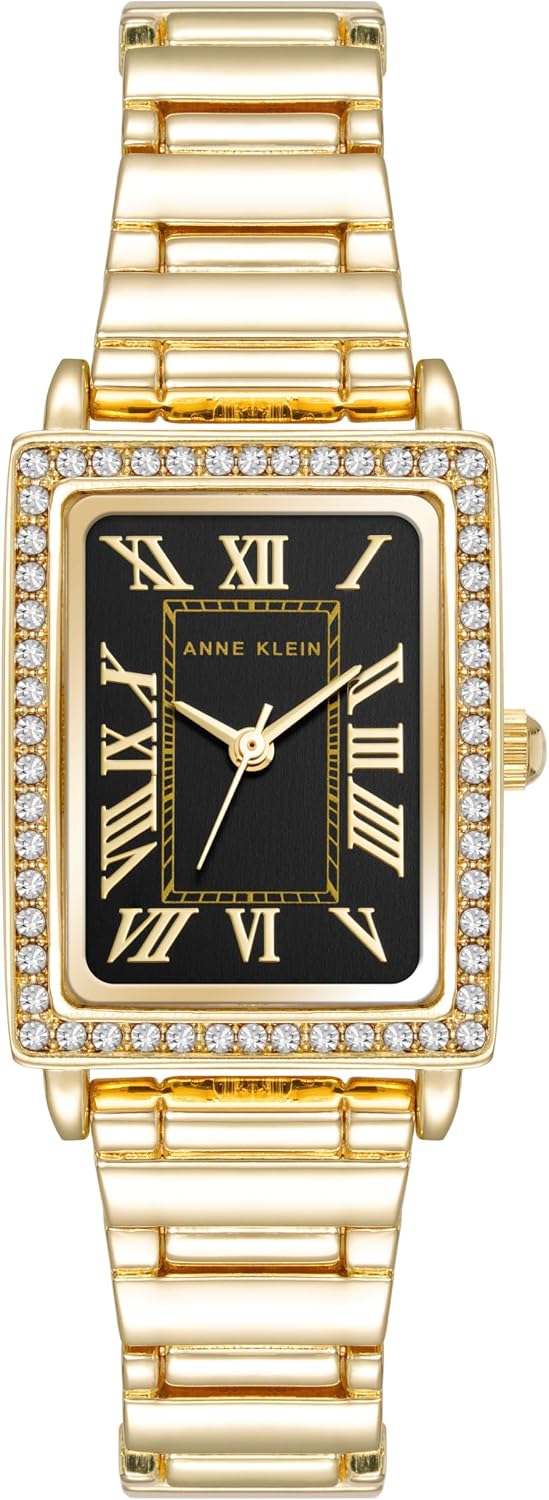 Anne Klein Women's Premium Crystal Accented Bracelet Watch, AK/5098