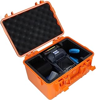 Fusion Splicer, Mini Splicer de fusão de fibra óptica com tempo de aquecimento ajustável de 26s, Máquina de emenda de solda de fibra óptica para SM, MM, DS, NZDS (EUA Plug)