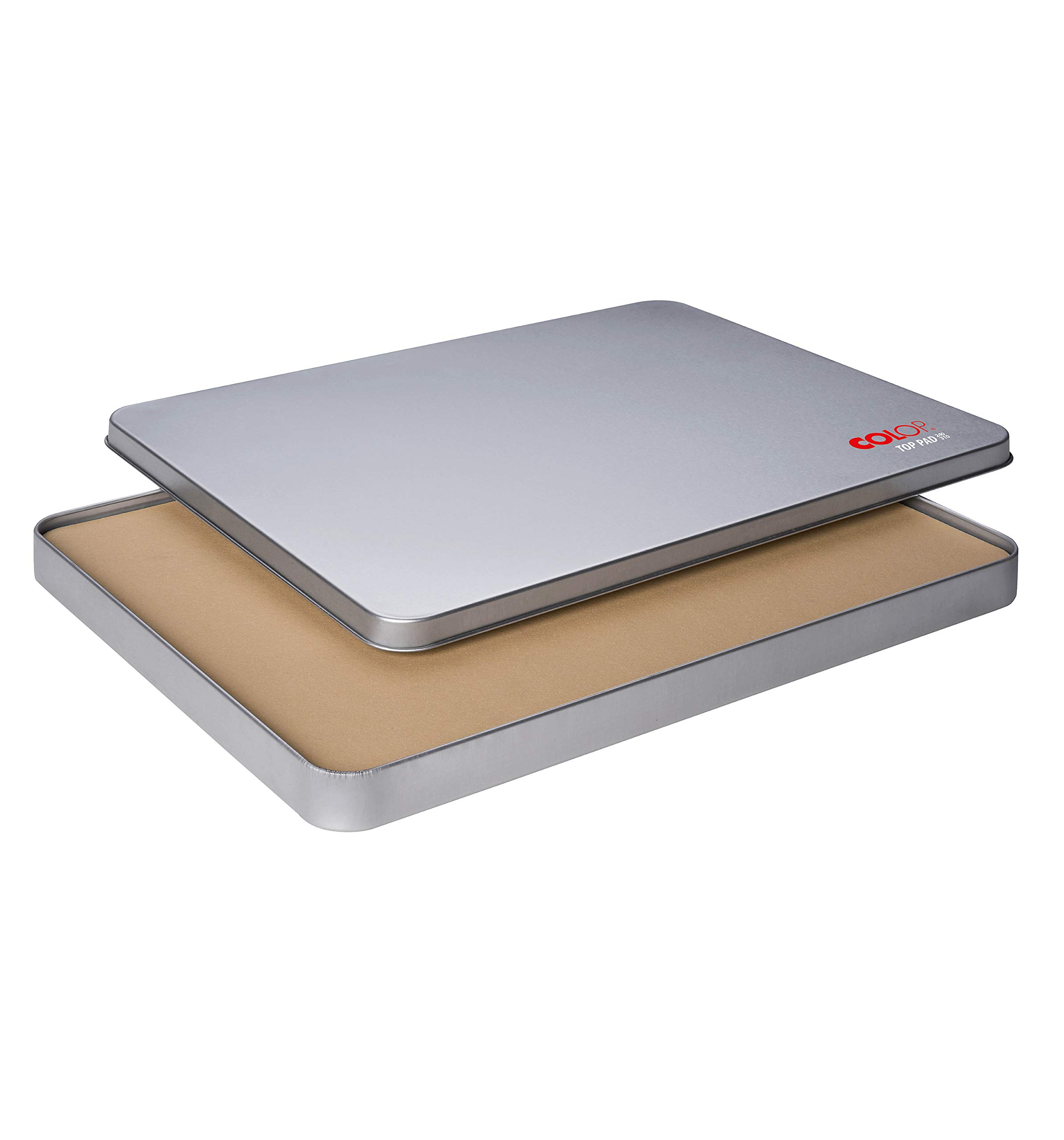 COLOP 151638 Stempelkissen Top Pad 310 x 240 mm mit robustem Metallgehäuse ohne Farbtränkung im Karton