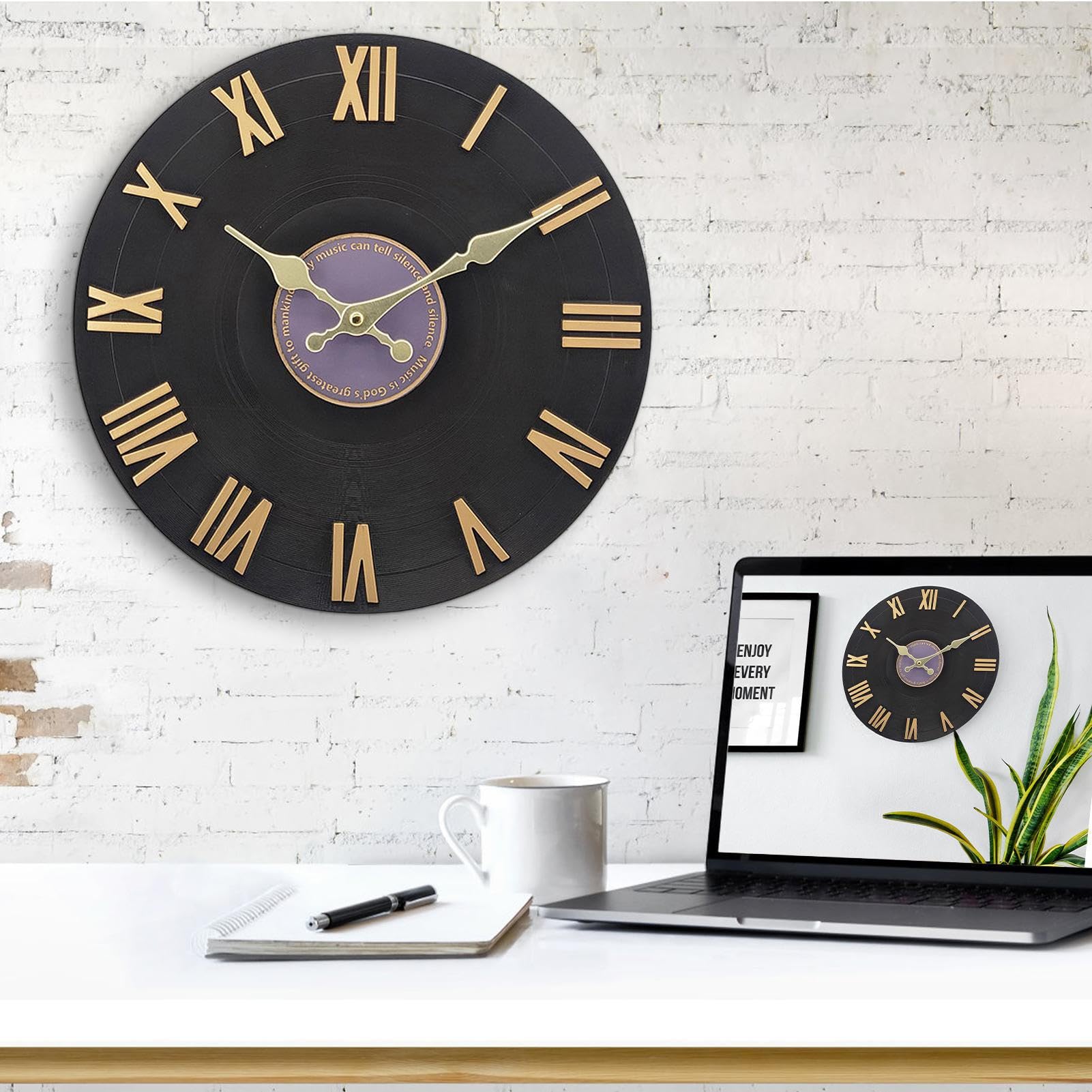Orologio da Esterno per Patio Timer Moderno a Batteria per Arredamento Casa