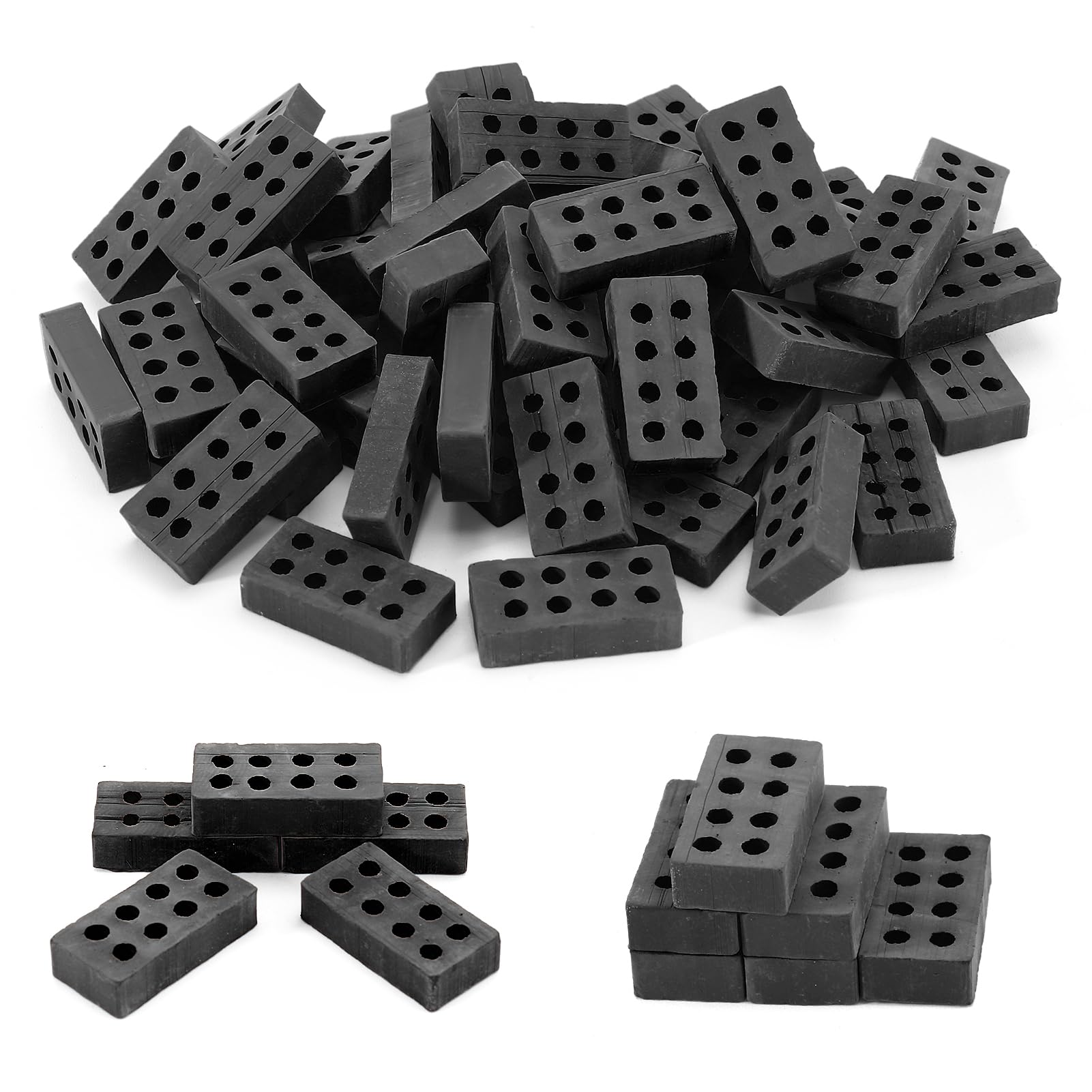 Invalidism 200 Pcs Mini Bricks Sim Bricks Micro Bricks for Garden Blue — image 1