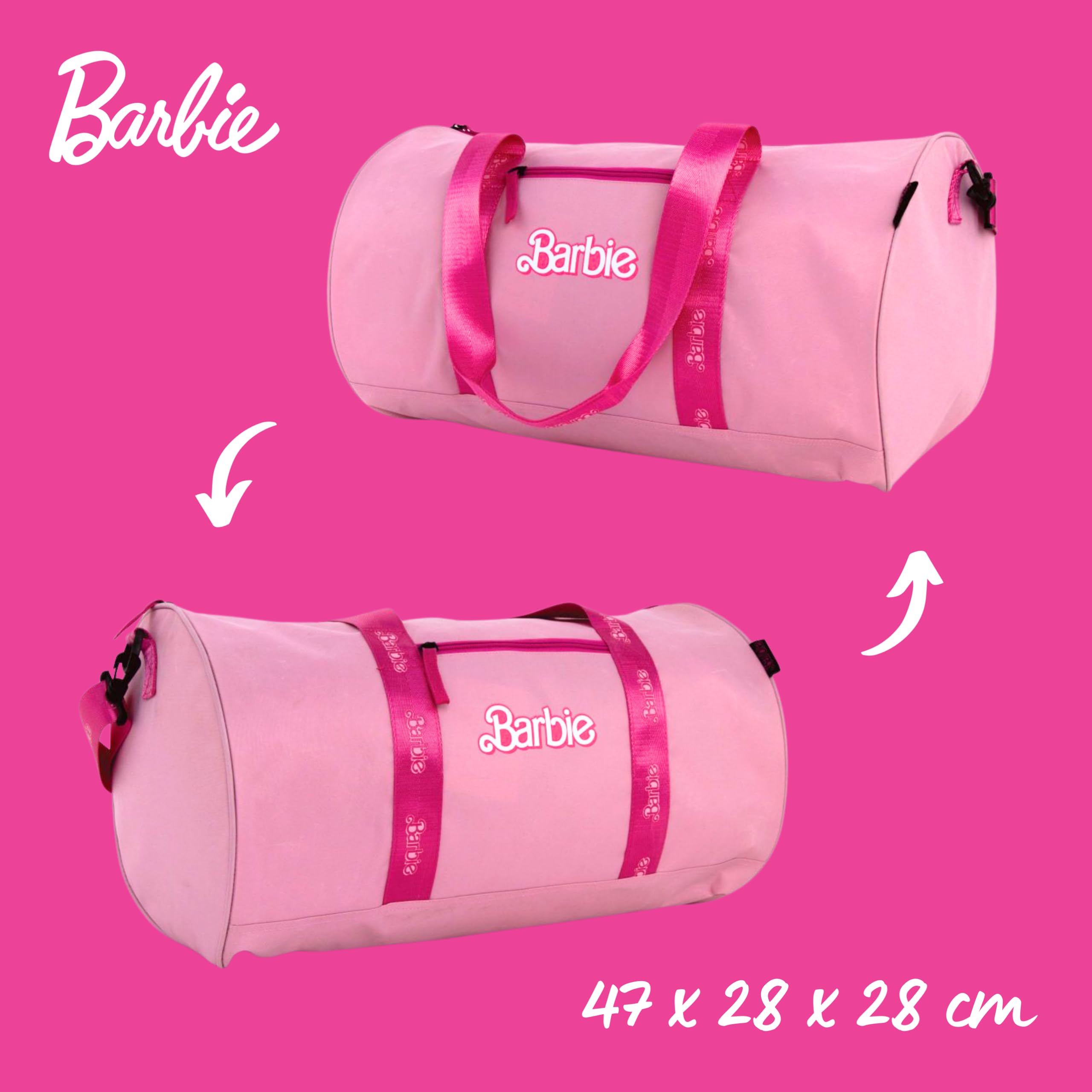 Barbie Bolsa Deporte Bolso Gimnasio Equipaje Infantil Accesorios Regalo Niñas