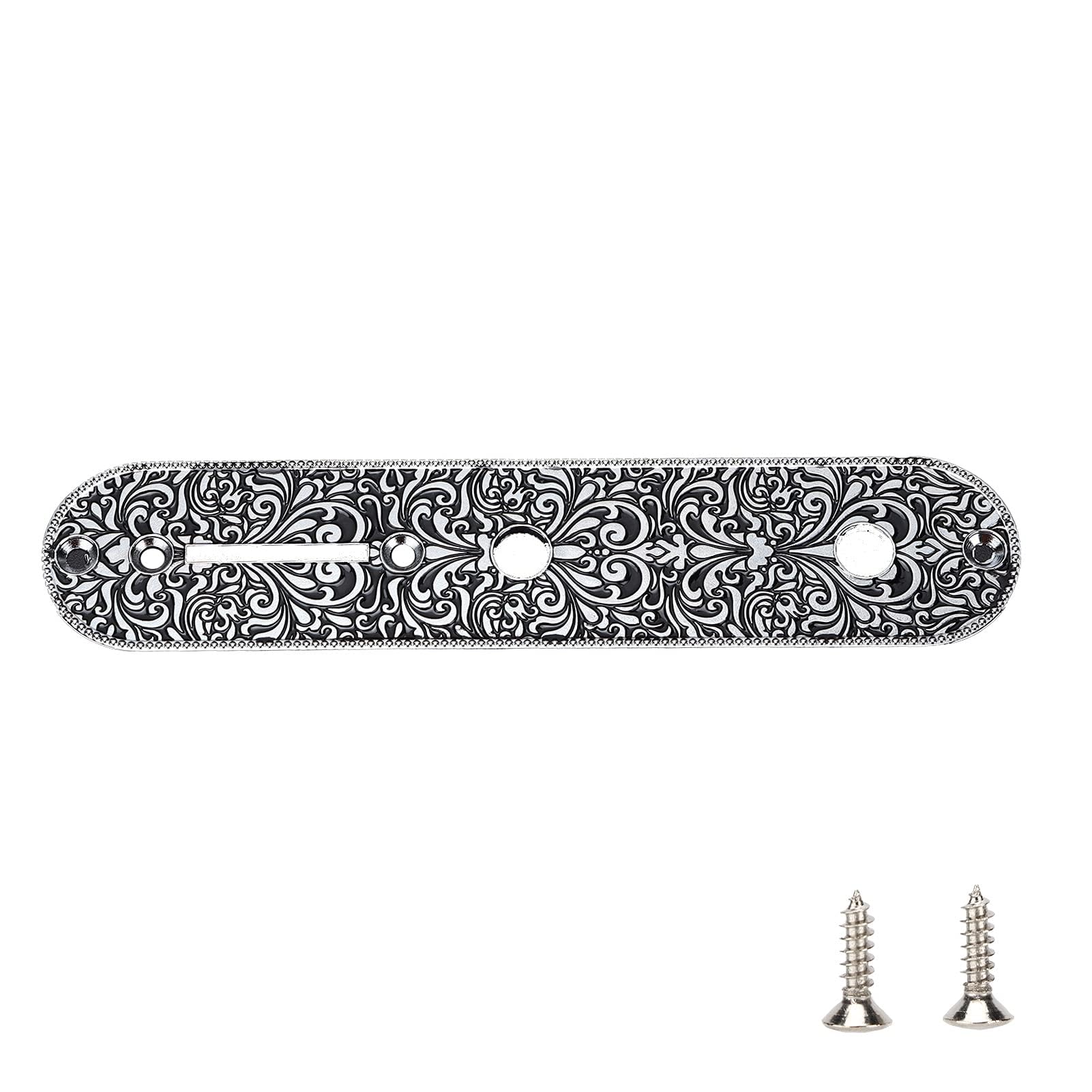 Placa Control Telecaster,Piastra Di Controllo Per Telecaster, Piastra Di Controllo Per Chitarra Tele Precablata In Metallo Cromato Con Interruttore A - Foto 2